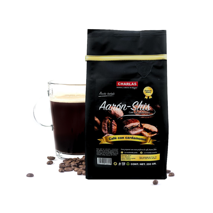 Café AarónShis® / Café con Cardamomo y Especias 250 grs. - Charlas Café®