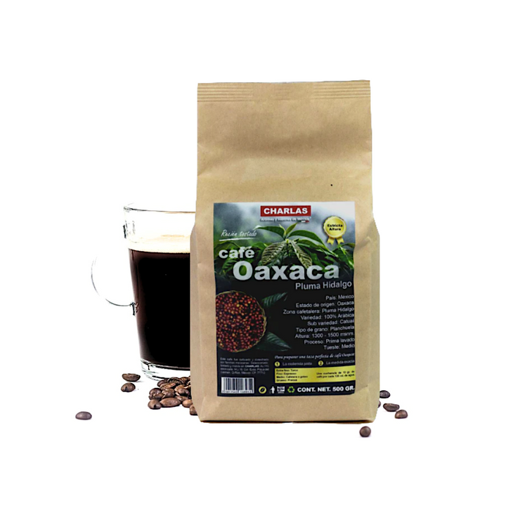 Café Oaxaca Pluma Hidalgo/500 grs. - Charlas Café®