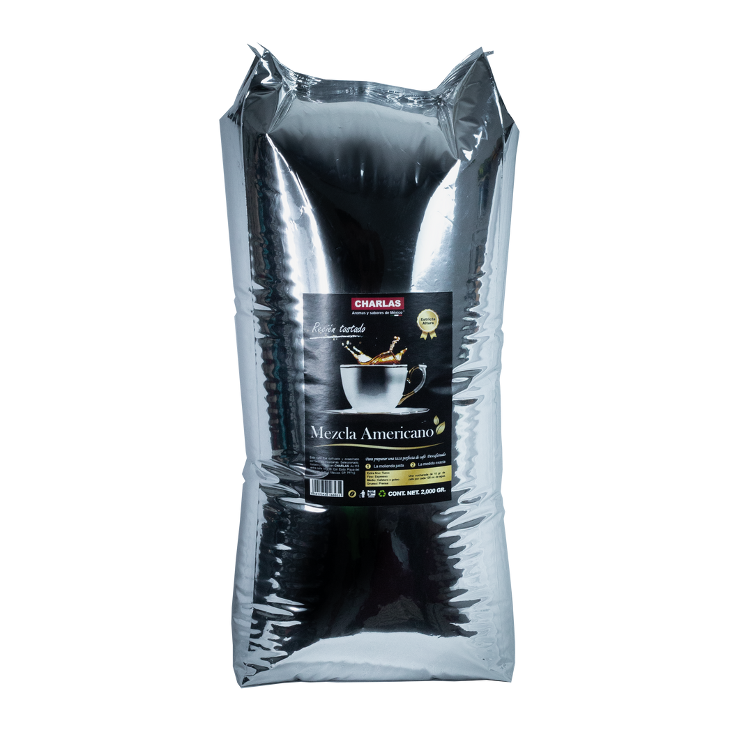 Café Mezcla Americano/2,000 grs. - Charlas Café®