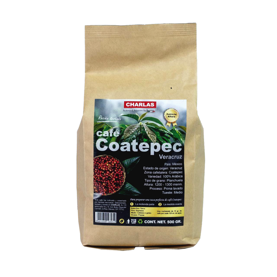 Café Coatepec Veracruz/500 grs. - Charlas Café®