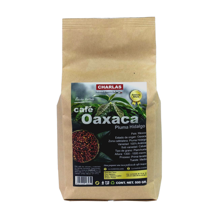 Café Oaxaca Pluma Hidalgo/500 grs. - Charlas Café®