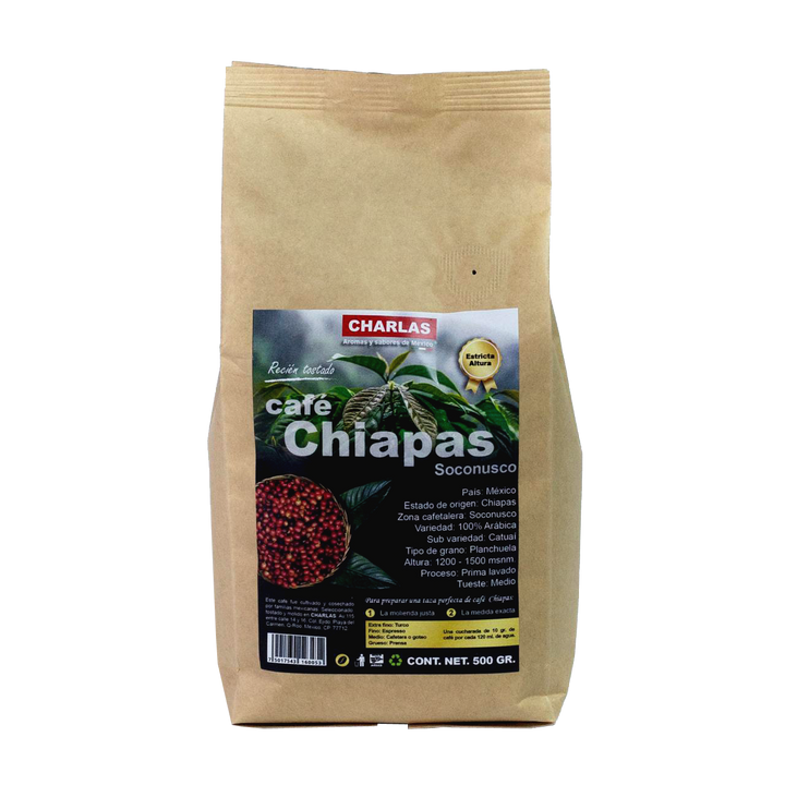 Café Soconusco Chiapas/500 grs. - Charlas Café®