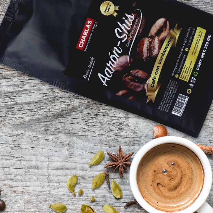 Café AarónShis® / Café con Cardamomo y Especias 250 grs. - Charlas Café®