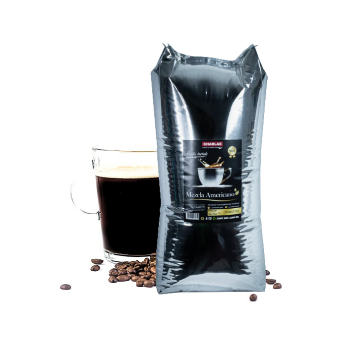 SET l 3 Bolsas de 2kg. Mezcla Americano. - Charlas Café®