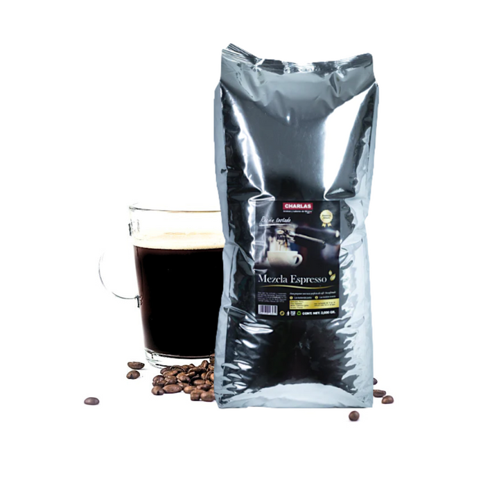 SET l 3 Bolsas de 2kg. Mezcla Espresso. - Charlas Café®