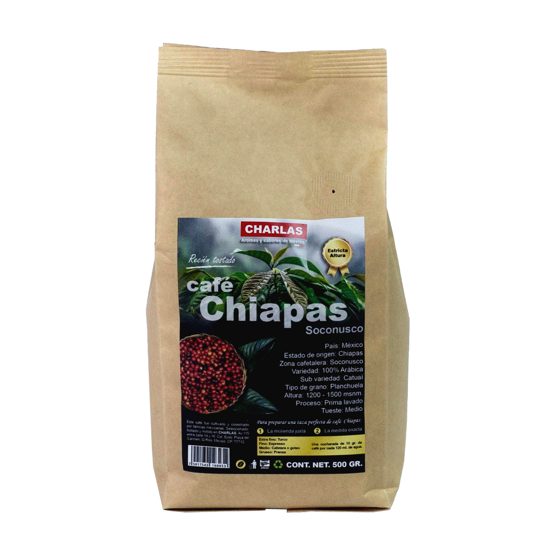 Café Soconusco Chiapas/500 grs. - Charlas Café®