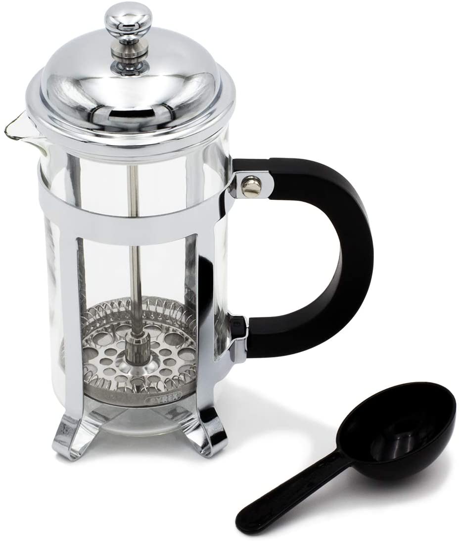 HOME IDEAS® l French Press de cristal PYREX® 3 tazas - Charlas Café®