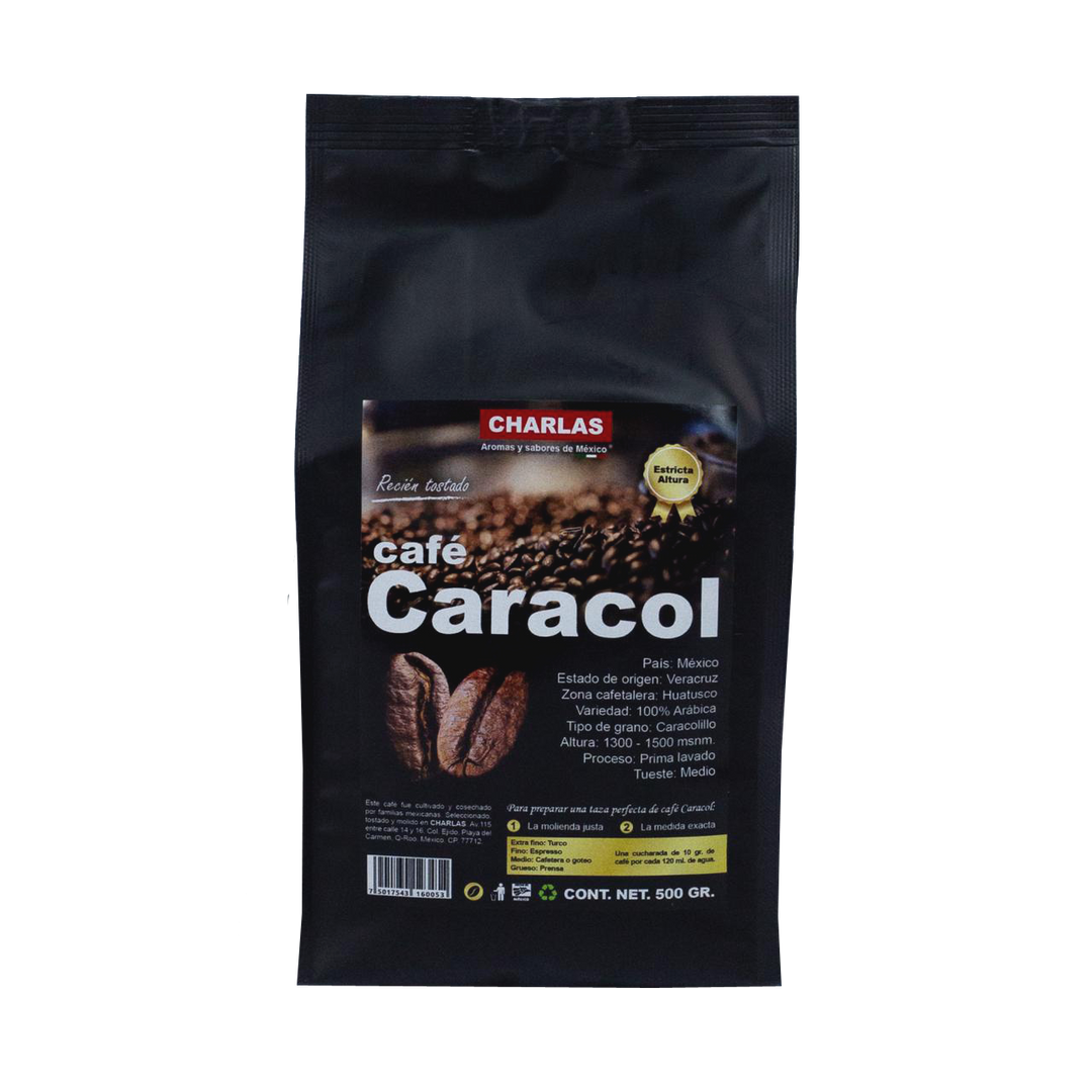 Café Caracolillo Veracruz/500 grs. - Charlas Café®